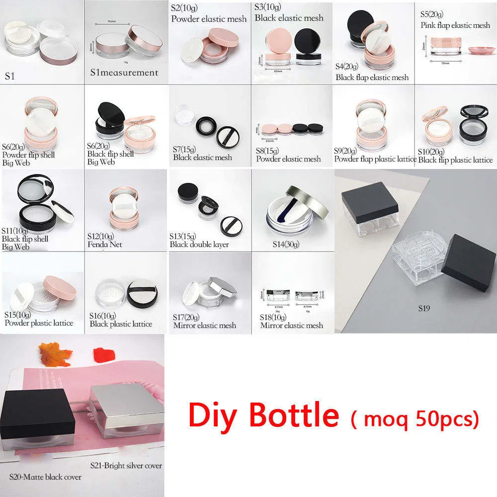 Custom Logo Private Label Face Makeup Translucent Loose Powder 11 Colors Matte Waterproof Loose Highlighter Setting Powder