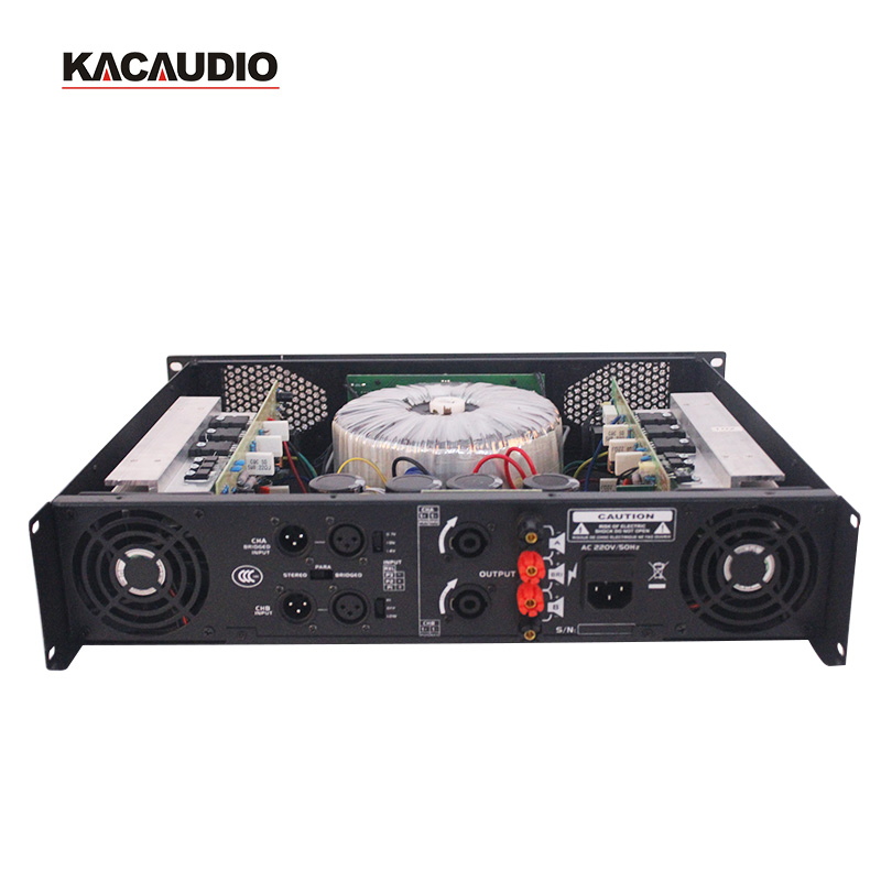 2 Channel 1000W High Power PA System Professional Stage DJ Amplifier