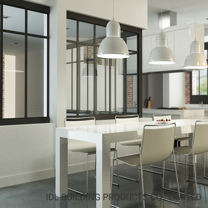 Premium UPVC Aluminum Windows with Tempered Glass Grill Design