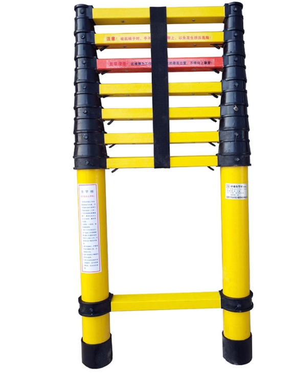 EXW Price Multipurpose Light Epoxy FRP Telescopic Insulated Fishing Rod Ladder Climbing Ladder