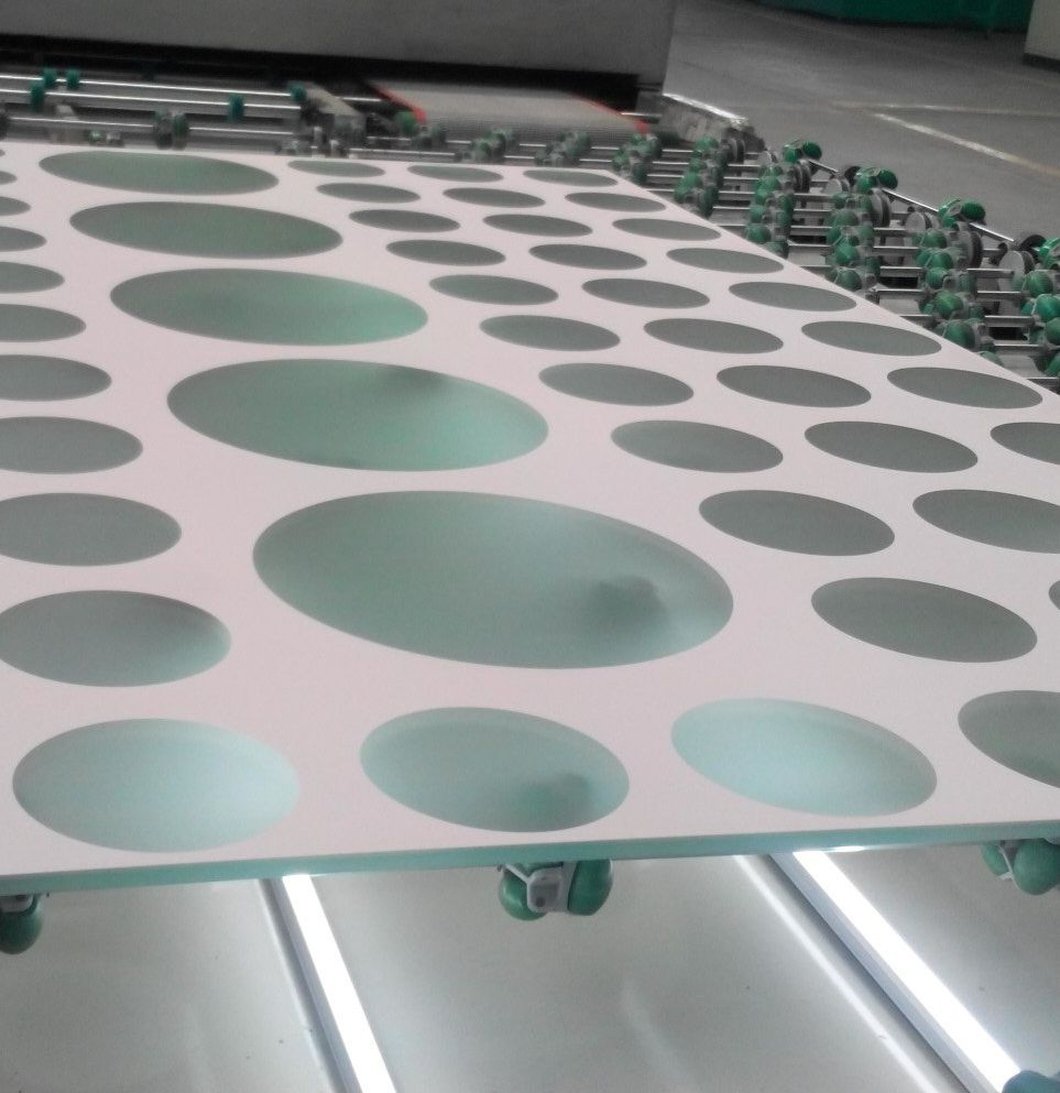 4 6 Color Silk Screen Printing Tempered Flat Fused Glass for Basketball Panel