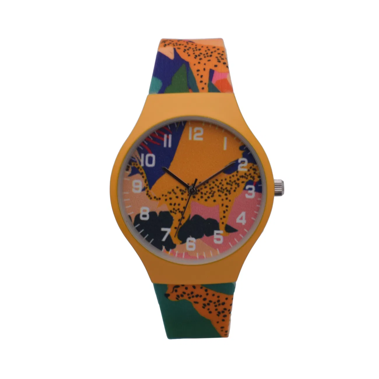 Brand Hot Sale Sport Waterproof Silicone Strap Colorful Watch