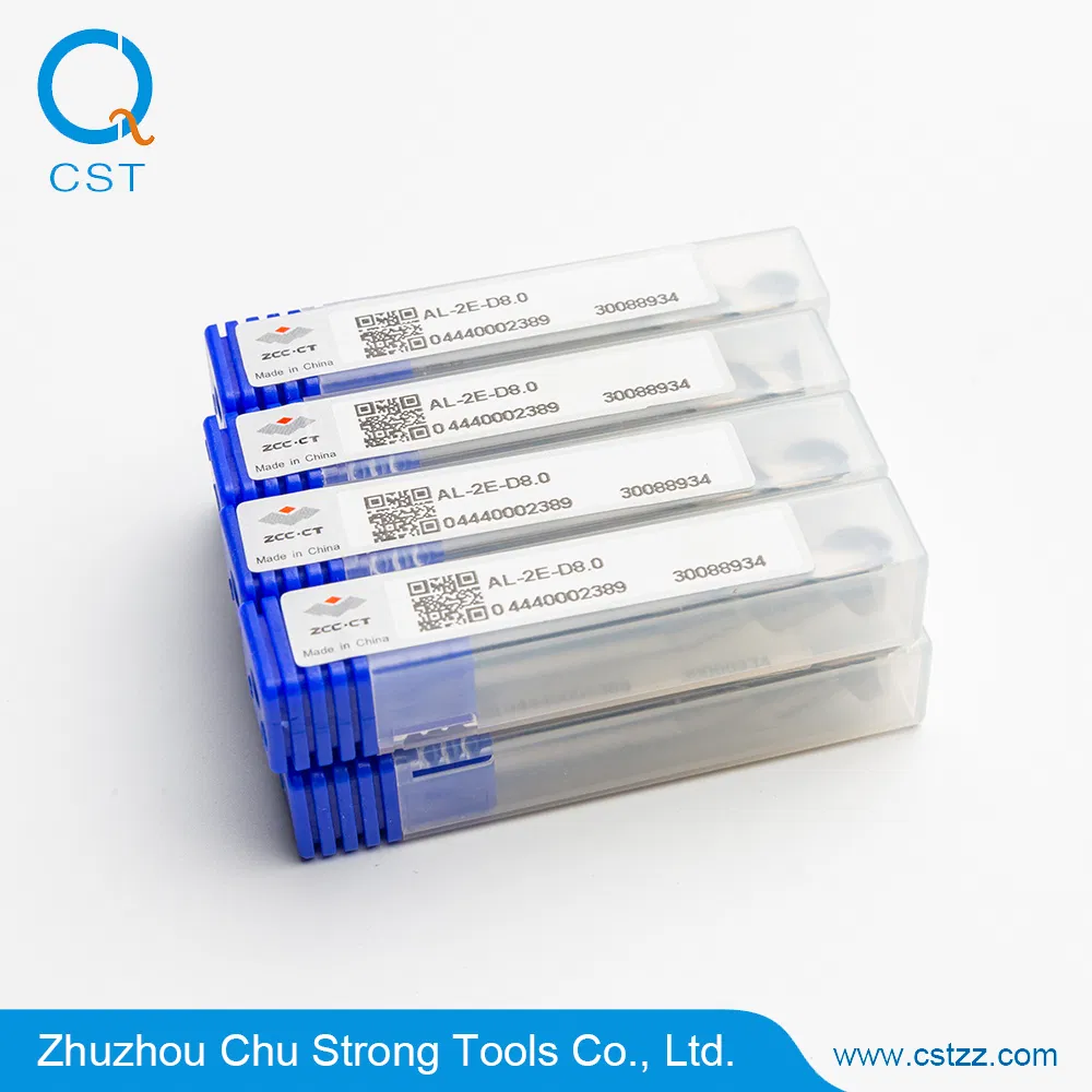 AL-2E-D5.0 Carbide End Mill Cutting tools 45/55/63/65 HRC 2/3/4 Flute for Processed Aluminum parts
