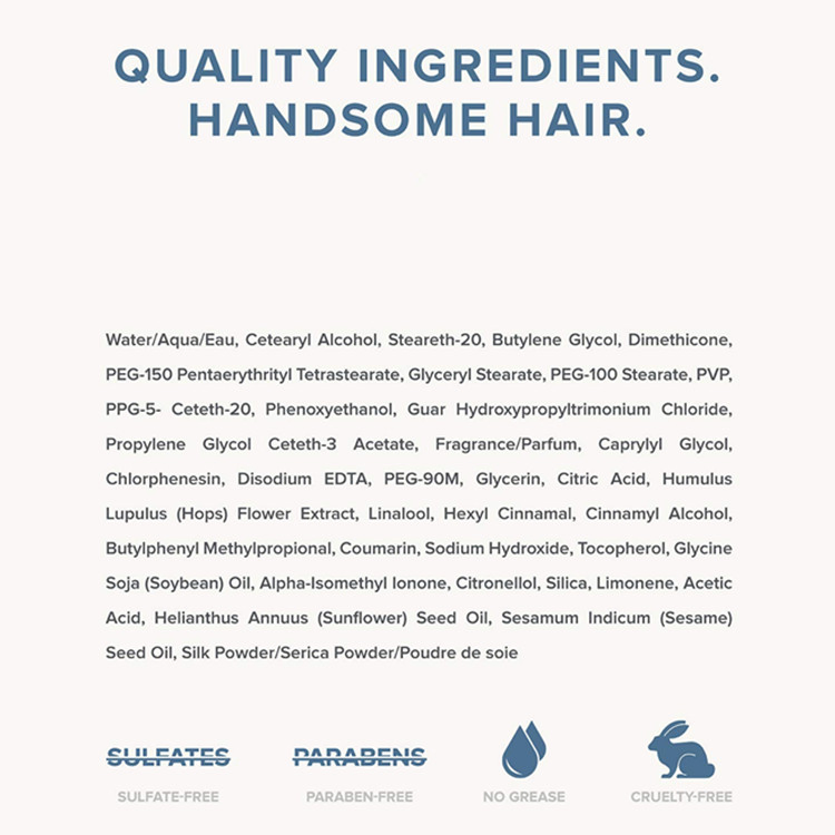 OEM Control Beard & Mustache Frizz 30 Proof Styling Hair Cream for Men