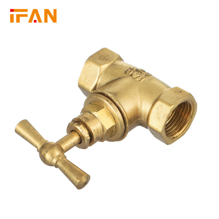 Ifan Durable Brass Water Tap Outdoor Garden Faucet Wall Mounted Water Brass Bibcock
