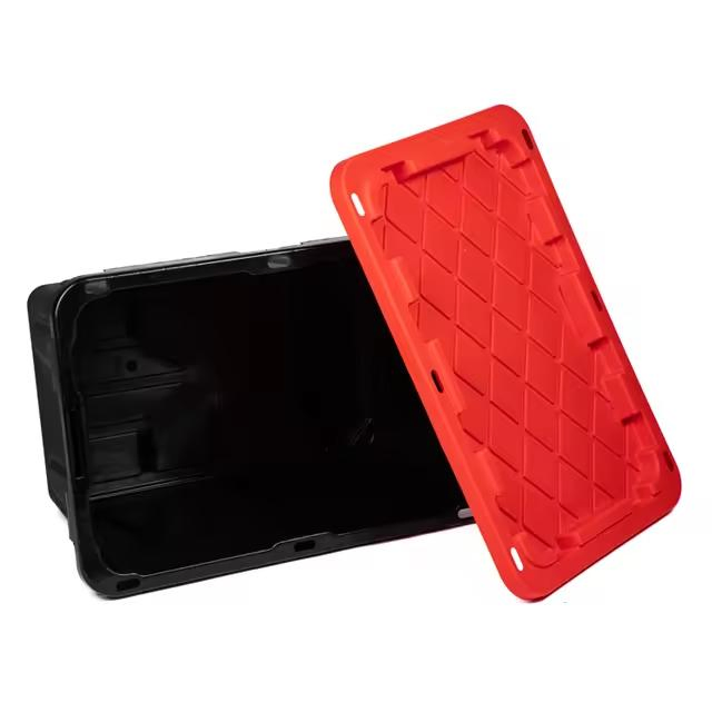 Heavy Duty Large Lockable Storage Container Tote 27 Gallon Plastic Storage Box