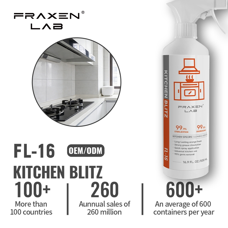 Wholesale Household Cleaning Product Eco-Friendly Kitchen Oil Cleaner - Plant-Based Low-Odor Degreaser for Home & Commercial Kitchen Cooktop & Cabinet Cleaning