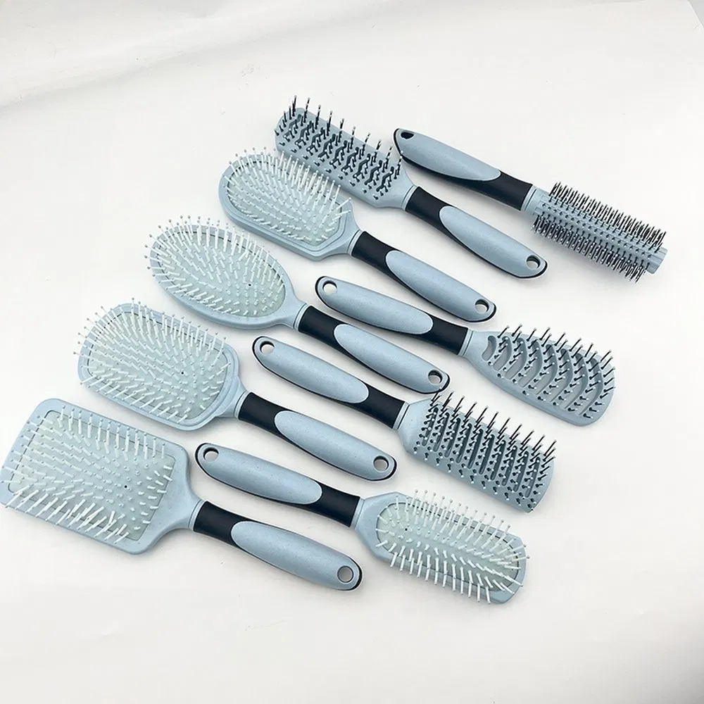 Антистатическая расческа для волос с деревянной ручкой