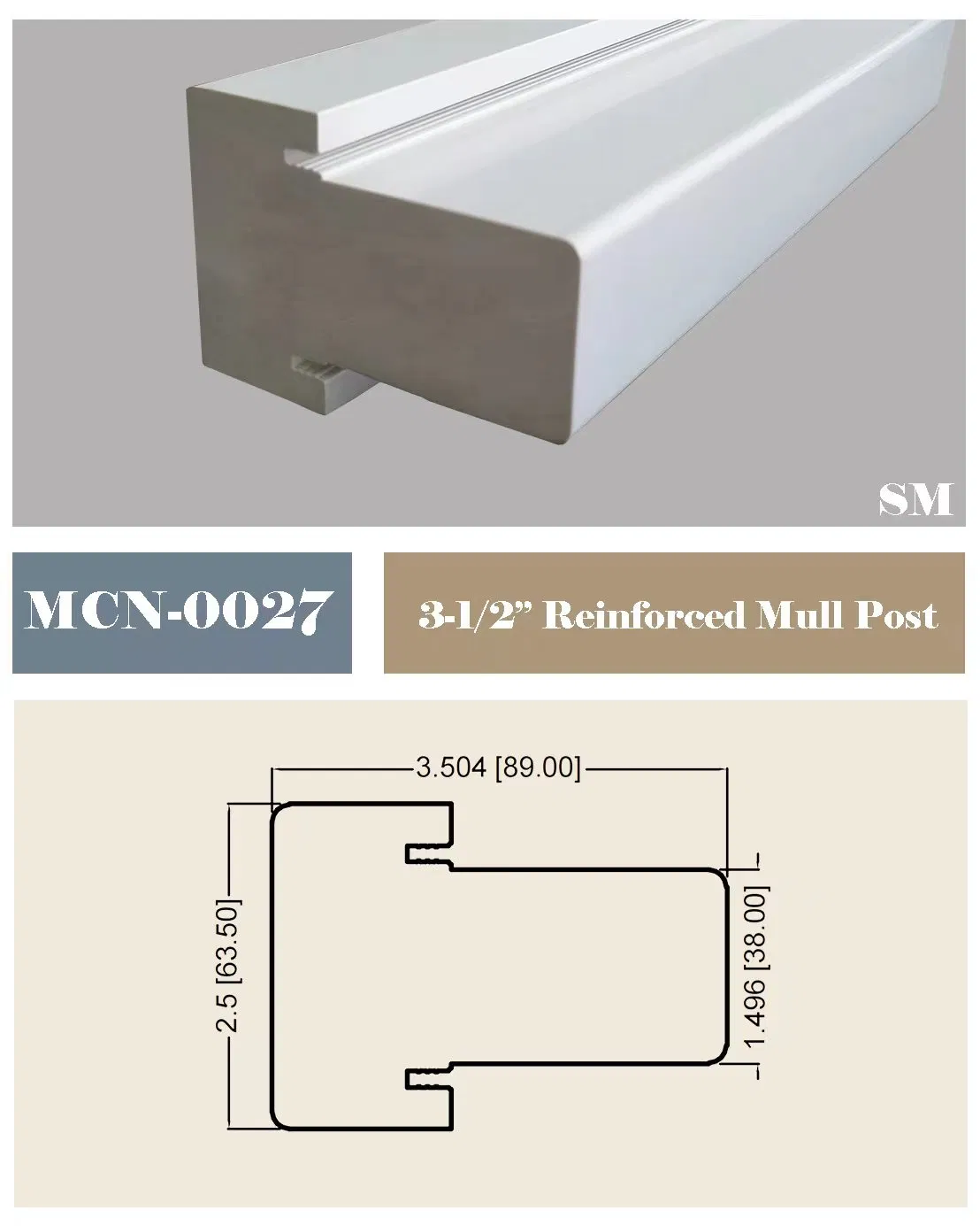 PVC Door Frames for Fiberglass Entry Door
