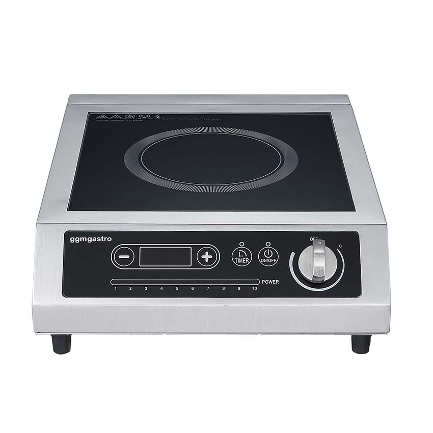 Electric Commercial Kitchen Equipment Stainless Steel Housing Induction Cooker