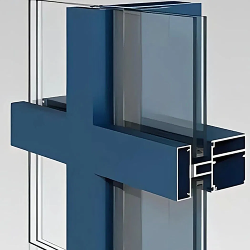Modern Aluminum Curtain Wall Profile Supply Glass Aluminum Curtain Wall System