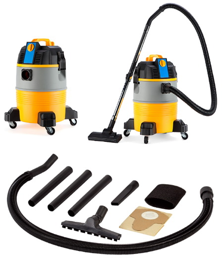 310-35L 1400W Plastic Tank Wet Dry Vacuum Cleaner