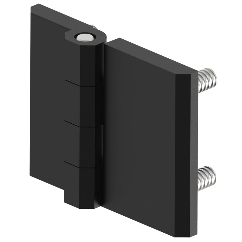 Door Hinge Bright Chrome&Black Coated Heavy Duty Electrical Panel Door Hinge