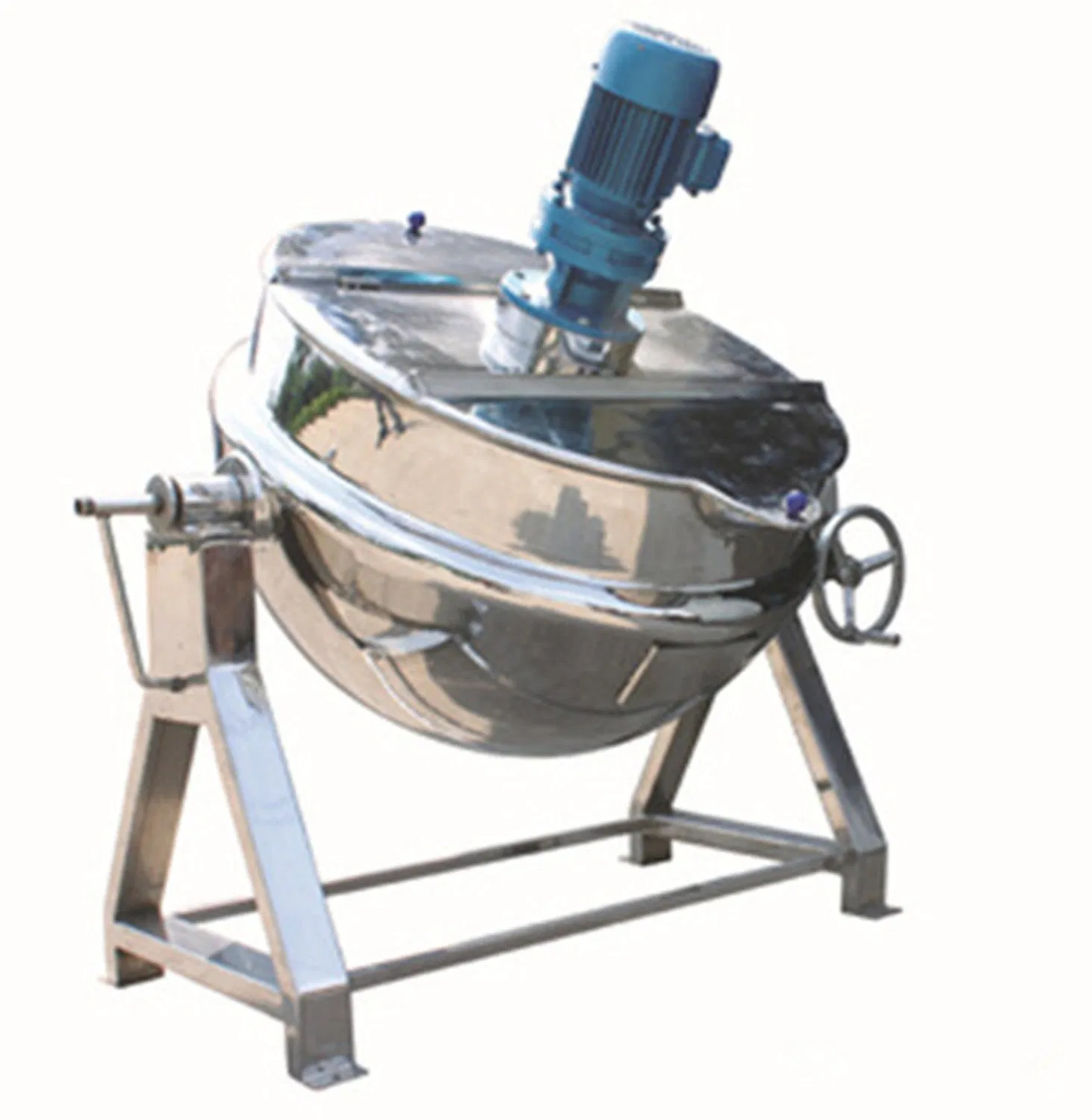 Food Sanitary Stainless Steel Electric Jacketed Kettle with Agitator