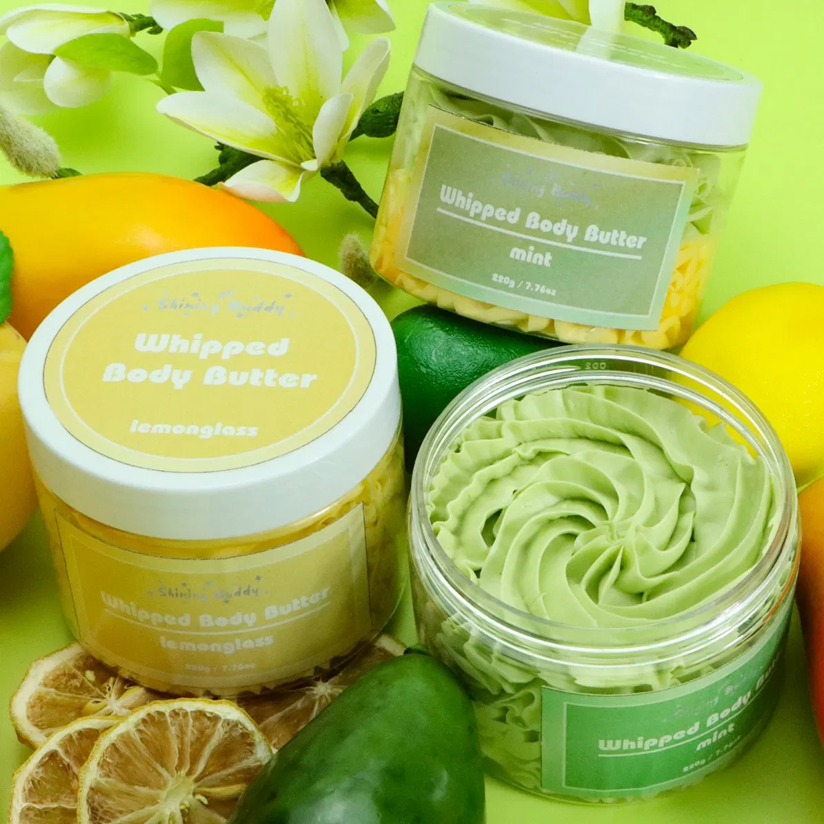 Organic Hydrating Body Cream with Shea and Cocoa for Skin Body Butter