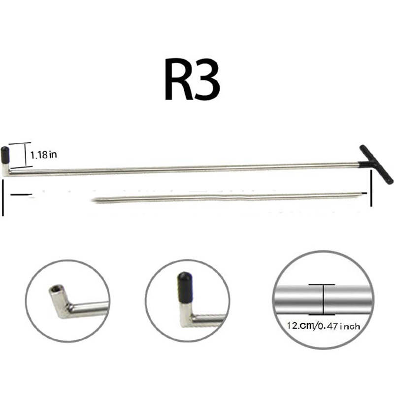 Hot Selling Car Dent Repair Tool Pry Bar Stainless Steel Crowbar
