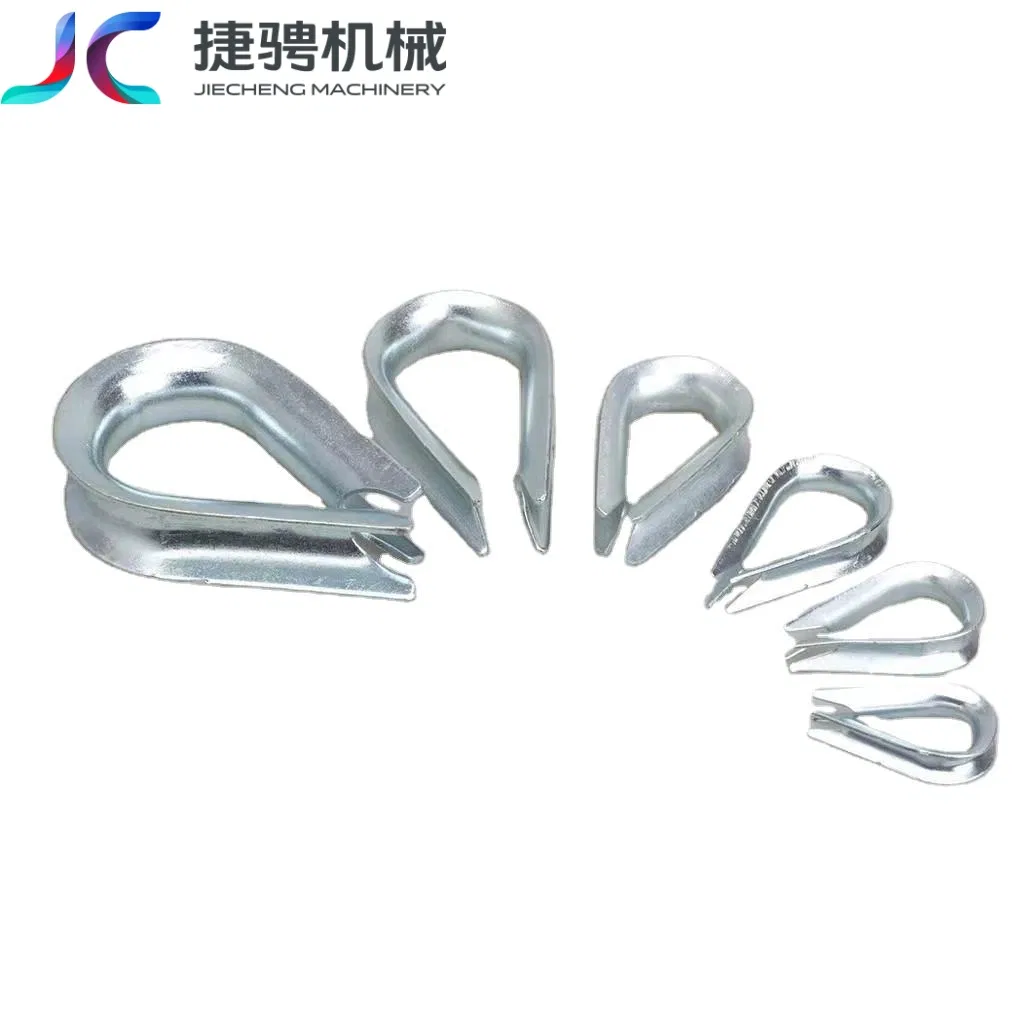 [Chicken Heart Ring] Steel Wire Rope Fastening Accessories, Steel Thimbles for Fibre/Ropes