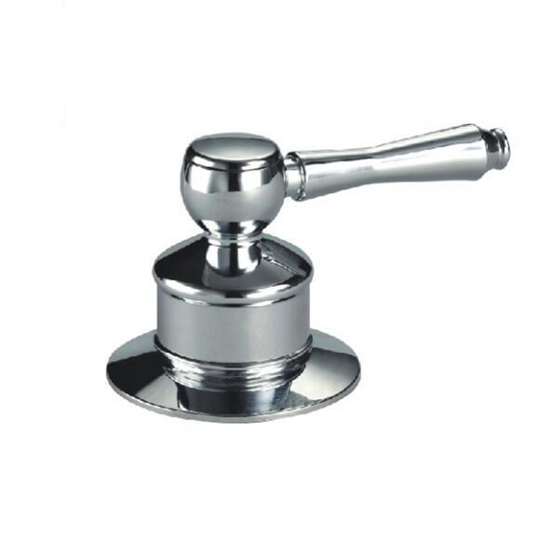 Хромированная пластиковая ручка для душевого смесителя