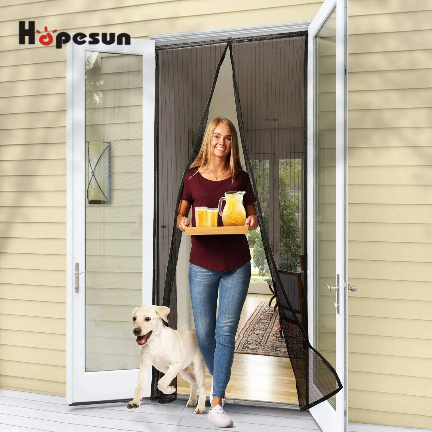 Magnetic Mosquito Net Stand Door Cover Strip Magnetic DIY Door Screen Curtain