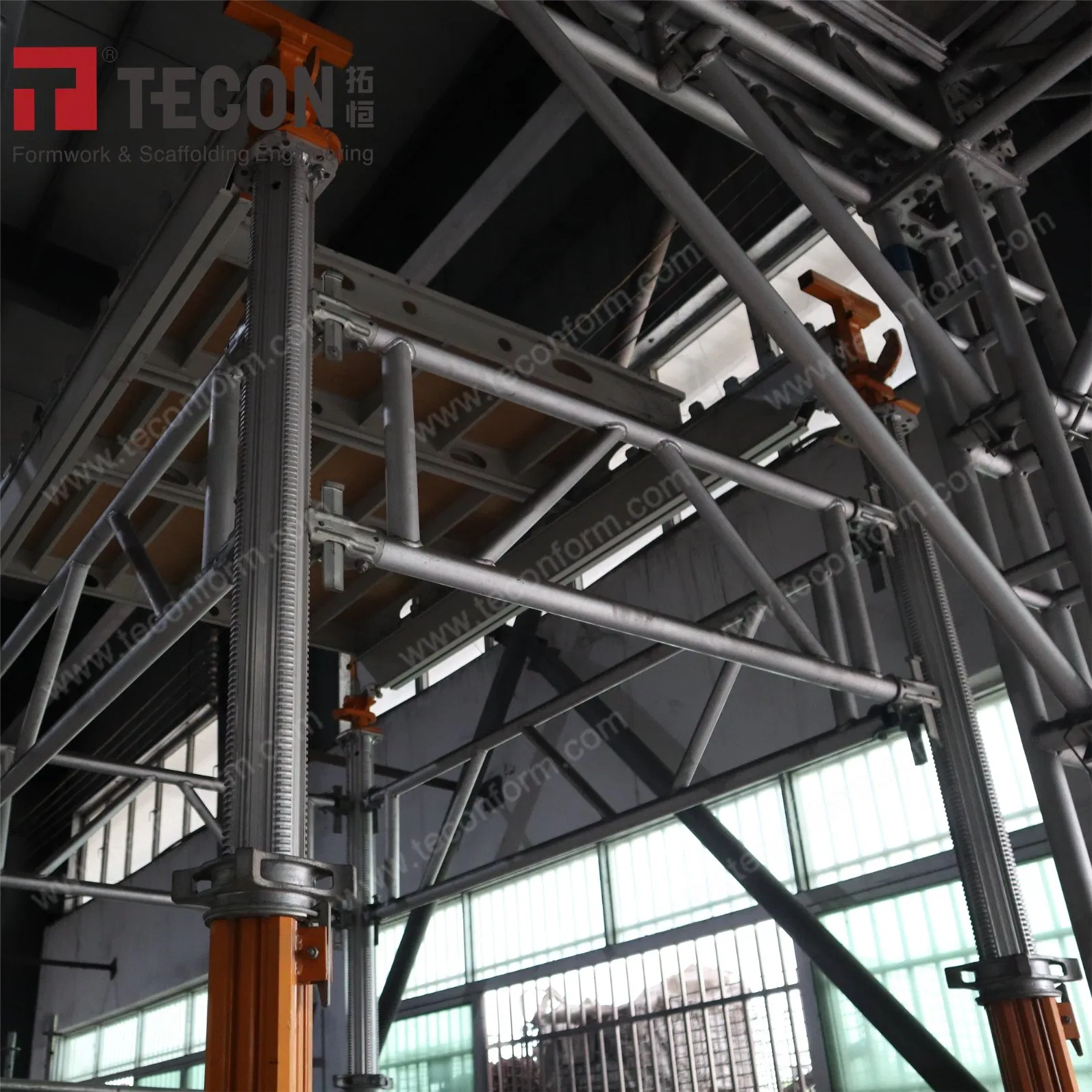 Tecon Aludeck Formwork with Aluminum Frame Lined with 9mm Birch Plywood Formwork High Efficient Slab Formwork
