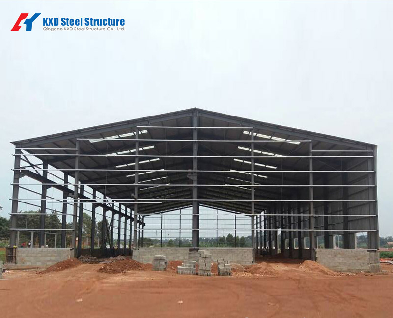 Prefabricated Steel Frame Building Metal Power Frame Structural Garage
