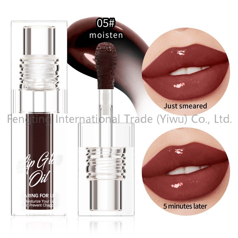 Wholesale Nourishing Long-Lasting Moisturizing Fade Lip Wrinkles Enhance Complexion Color Change Lip Gloss