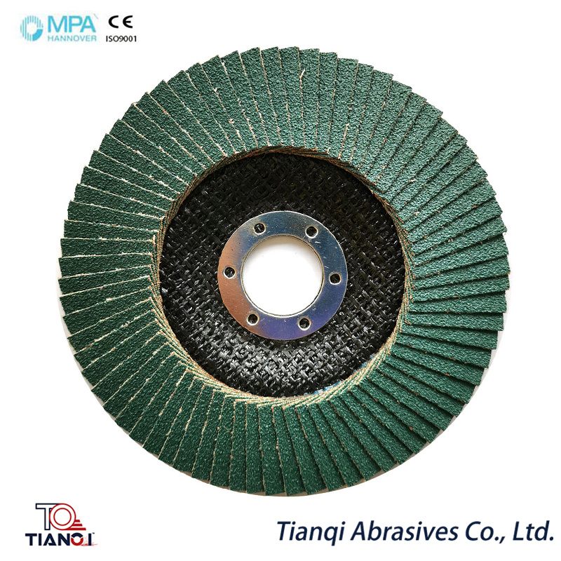 Custom Top 115X22 40# Flap Disc Welding Slag Grinding Tool About Zirconium Oxide Material