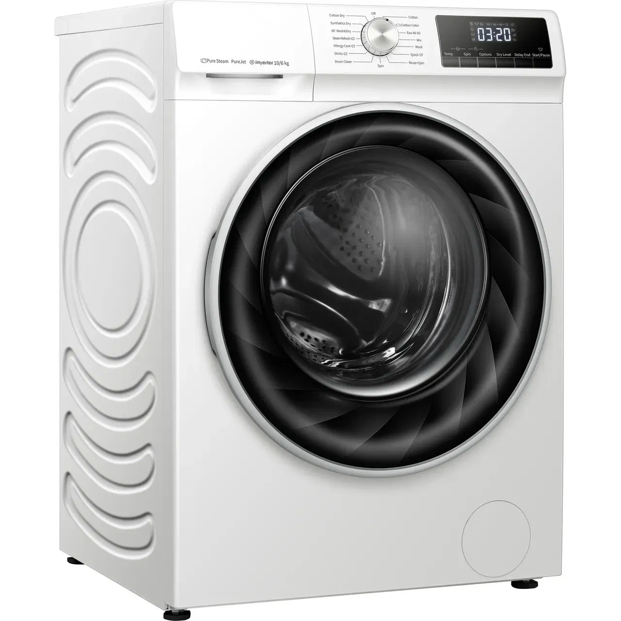 10kg 220V Washer and Dryer Auto Front Load Washing Machine