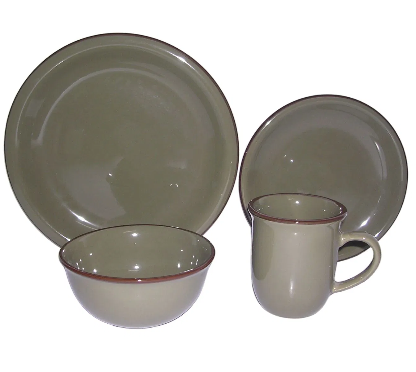 Elegant Ceramic Reactive Glaze Dinnerware Set for Stylish Dining