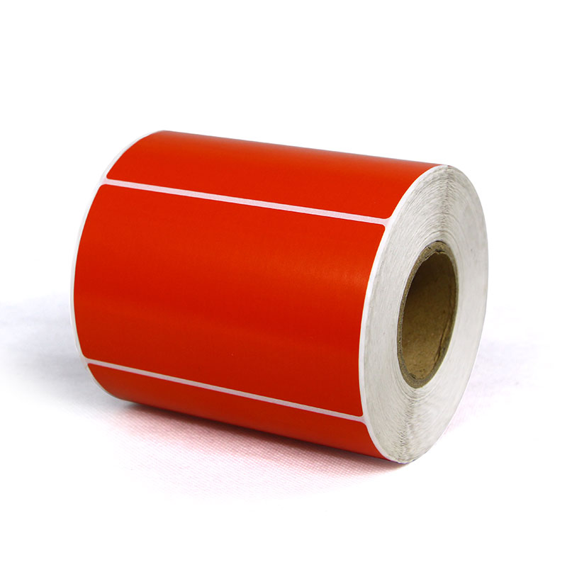 Blank Colorful Direct Thermal Print Barcode Packaging Self Adhesive Roll Label