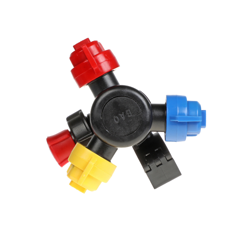 Agricultural Crop Protection Spray Nozzle 3 Heads Agricultural Flat Fan Nozzle for Boom Sprayer