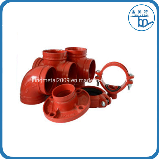 FM/UL Approved Fire Fighting Ductile Iron Grooved Pipe Fitting