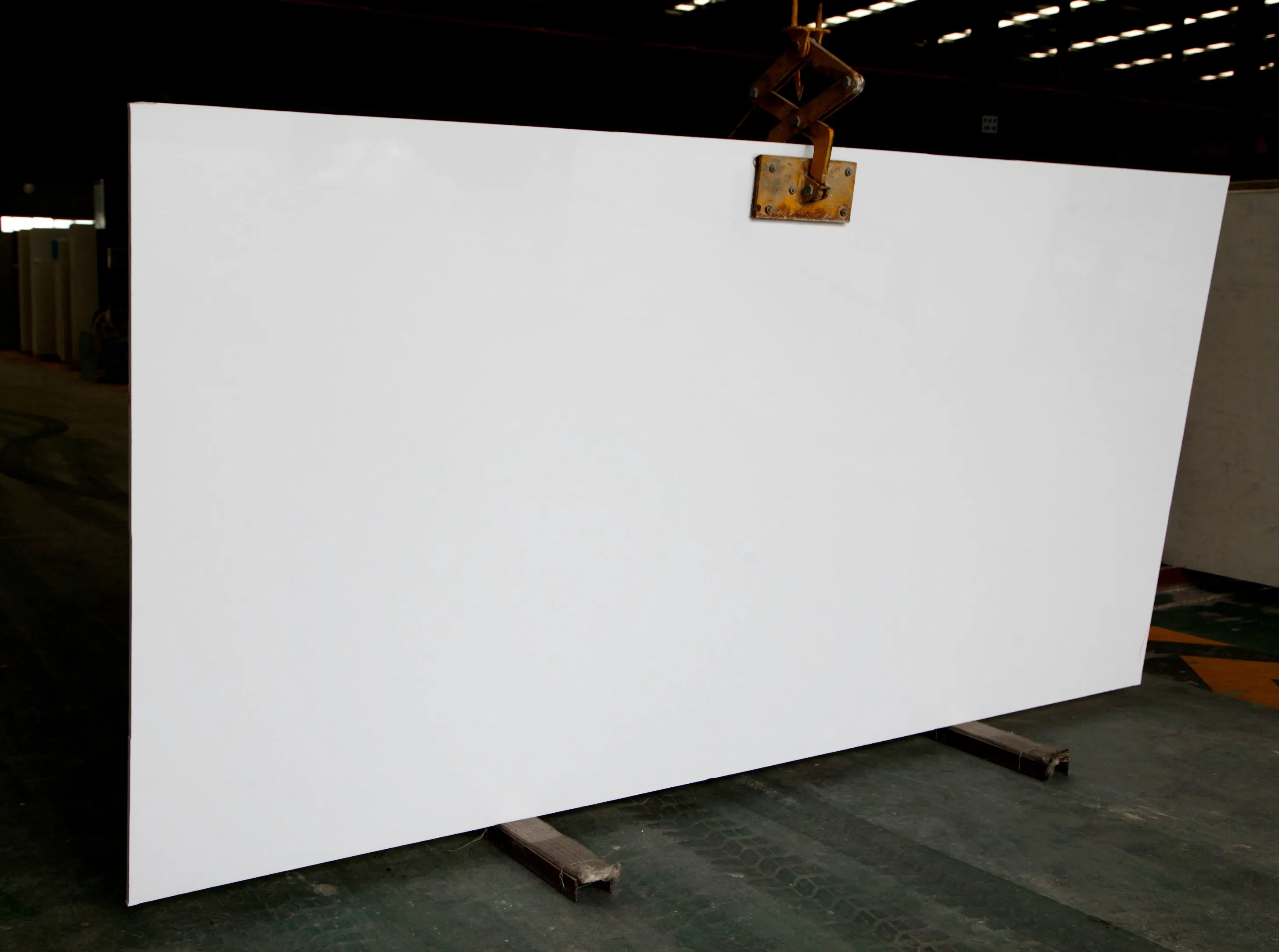 White/Grey/Black Polished Cultured Marble Stone Slab