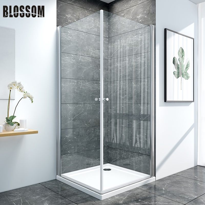Germany Folding Frameless 6mm Glass Shower Door for The Bathroom