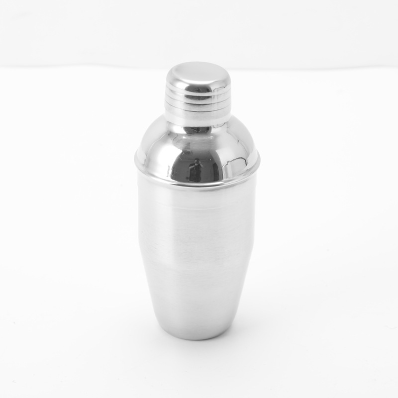 Шейкер для коктейлей из нержавеющей стали, серебро
