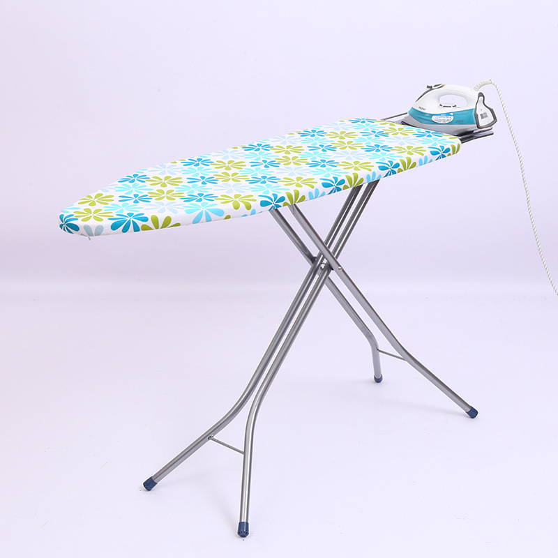 Heat Resistant Ironing Cover Adjustable Height Vintage Folding Ironing Board Dry Cleaning Ironing Board for Hotel Guest Room