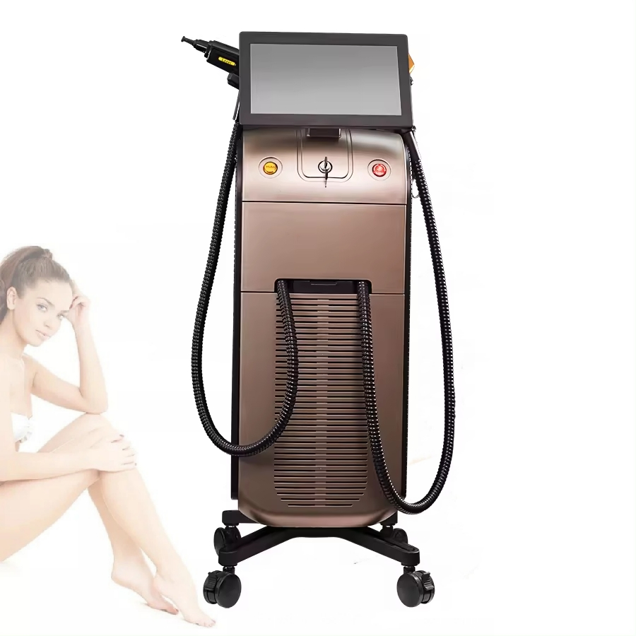 Diode Laser Hair Removal with 1600 Watt Triple Wavelength