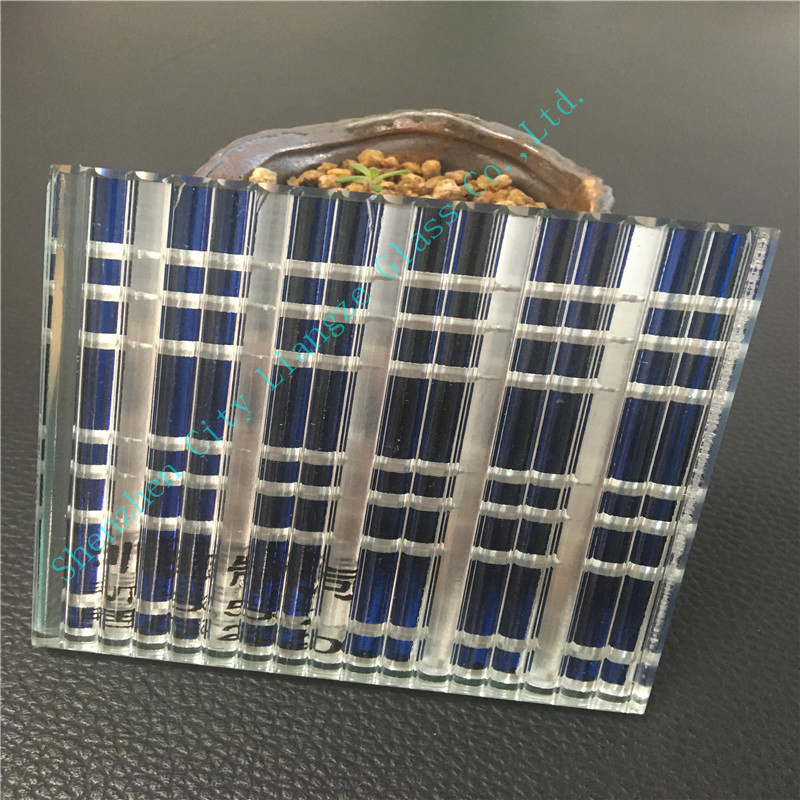 Art Glass/Clear Frosted Glass/Decorative Glass with Electric Carving