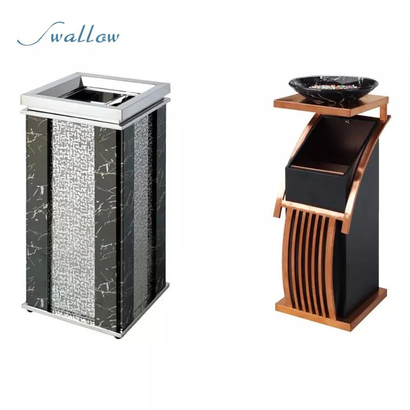 Wholesale Public Round Metal Ashtray Waste Bin