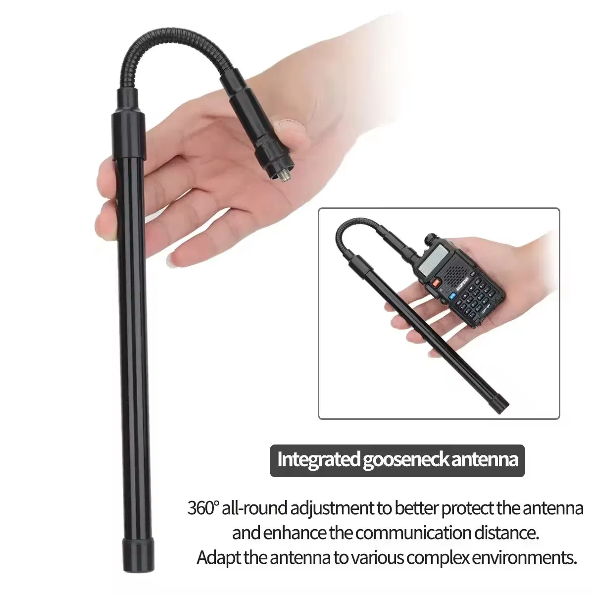 Складная антенна AR-152 CS VHF/UHF для раций Baofeng