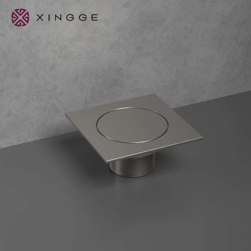 Bathroom Toilet Odorless Strainer Sanitary Ware Stainless Steel Square Water Shower Drain Black Floor Shower Linear Drain