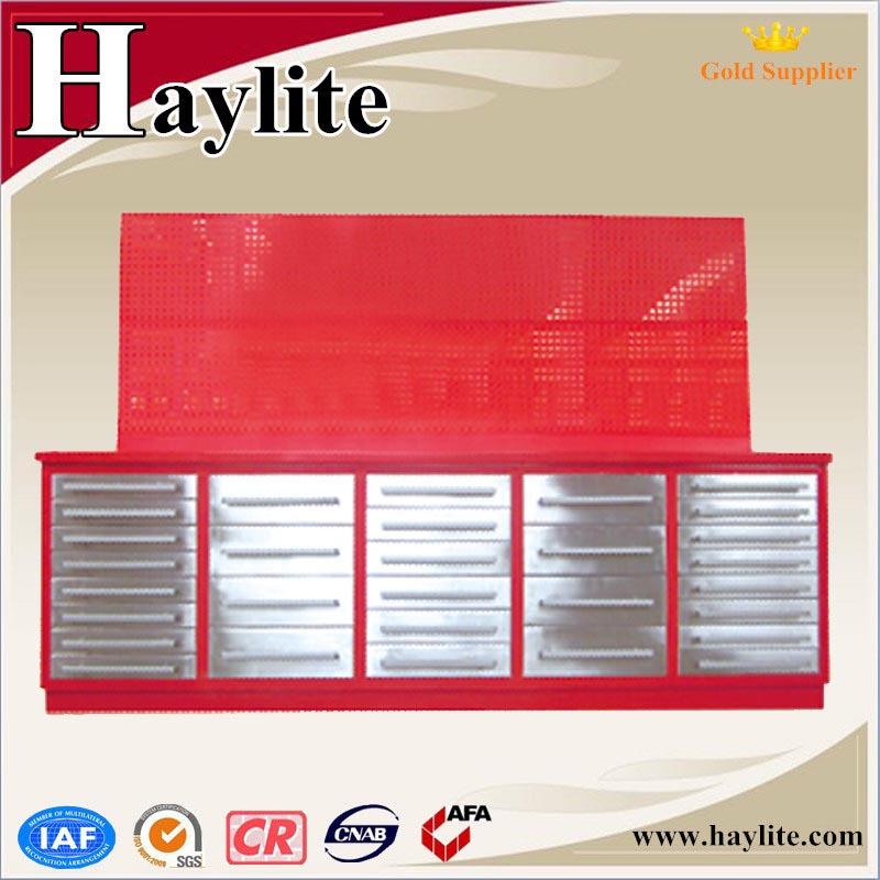 Heavy Duty Steel Drawer Workbench with Panel Economic Garage Tool Cabinets