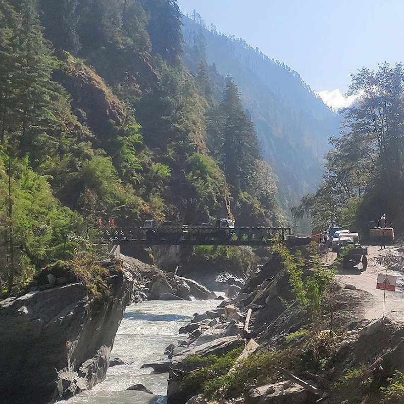 Low Cost Steel Prefabricated Portable Bailey Steel Structure Bridge