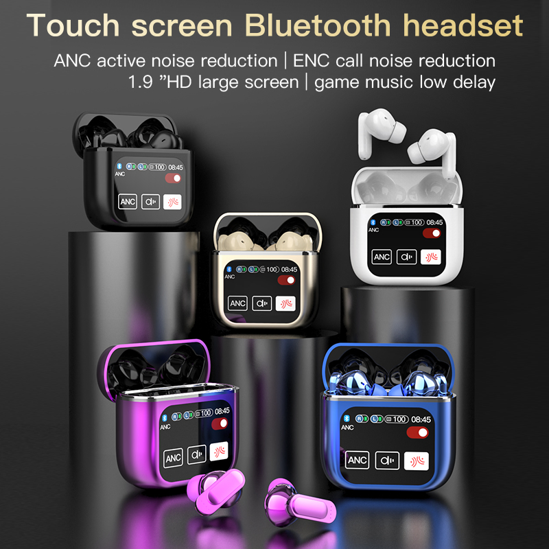 Se60 Anc Enc Noice Cancelling Headphone True Tws Earbuds Wireless Earphone Bluetooth Headset