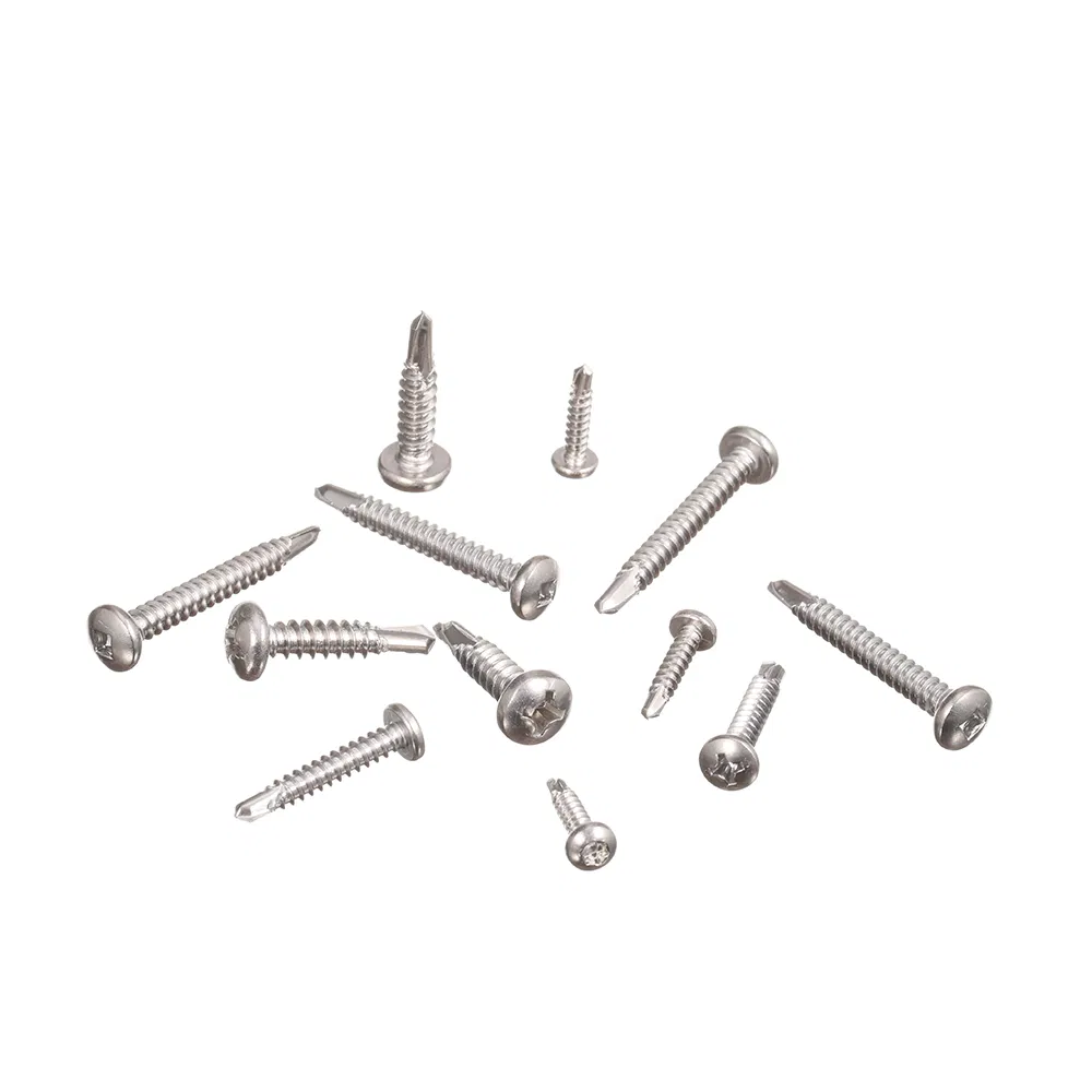 Metal Galvanized Grade A2-70 Stainless Steel Pan Head Drilling Screw for Standard Parts Metric
