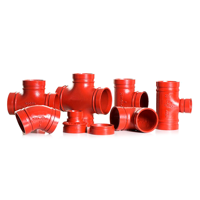 FM Ductile Cast Iron Di Threaded Reducing Cross for Fire Fighting