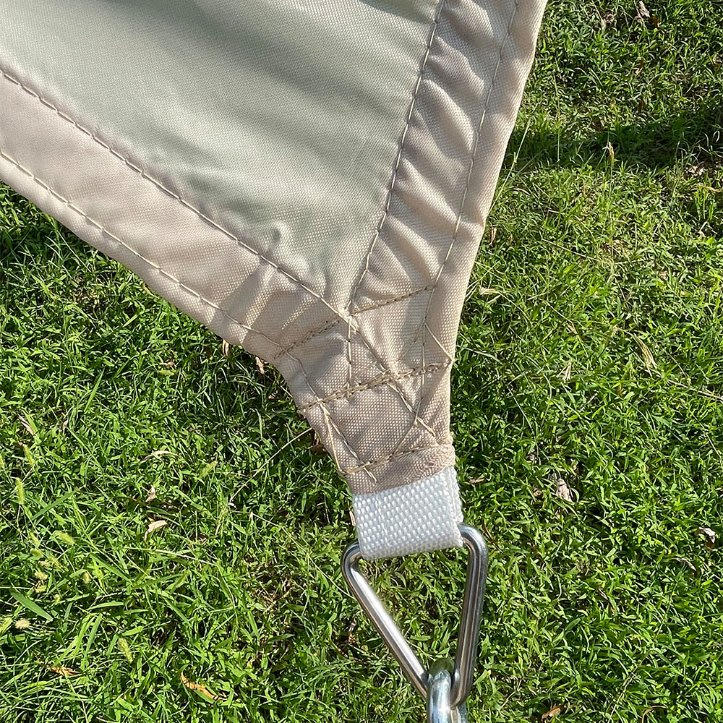 Tear Resistant HDPE Outdoor Sun Shade Sail for Patio Deck Daily Use