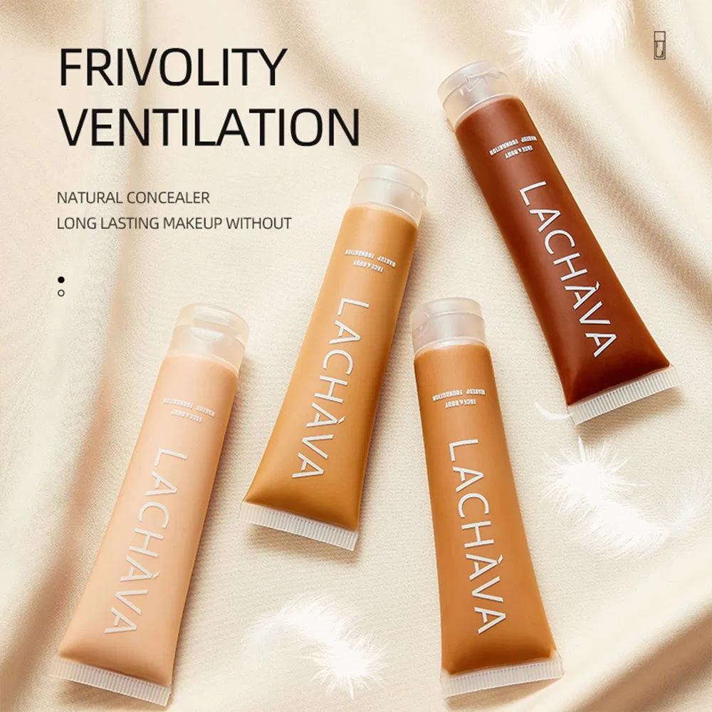 Private Label Makeup Foundation Full Coverage SPF Liquid Foundation Wholesales No Logo 32 Colors Female Waterproof Foundation