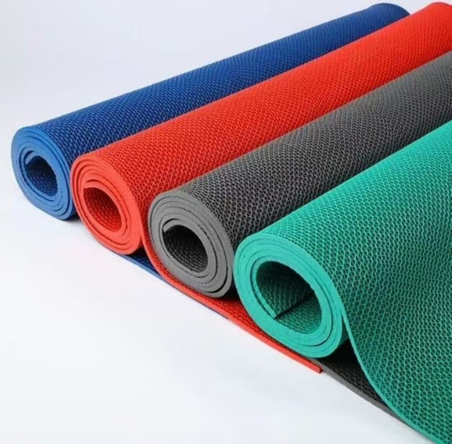 Anti Slip Drainage Thick Soft PVC Plastic S Z Mat Outdoor Swimming Pool Toilet Shower Mesh Bath Mat