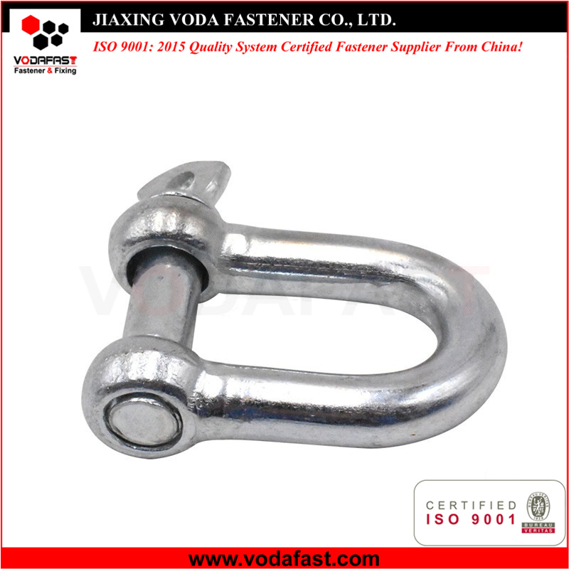 Vodafast High Tensile Carton Steel D Shackle with Zinc Plated